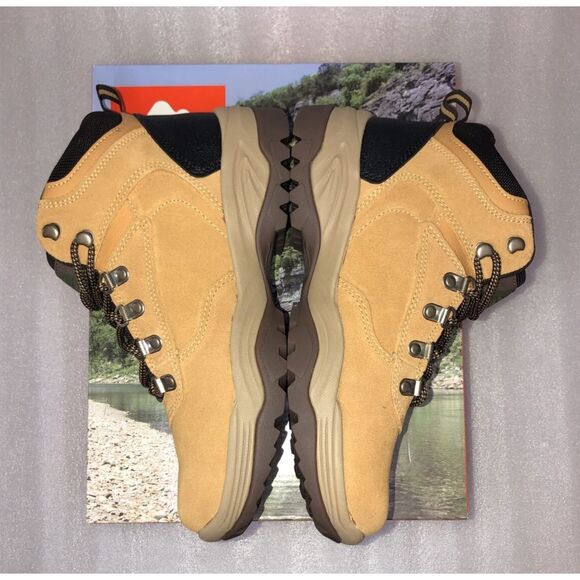 Ozark Trail M OT Free Edge Hiker Suede Wheat Boots Men's Size 8 Waterproof NEW - Picture 13 of 16